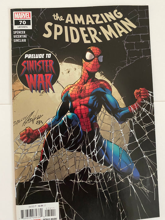 The Amazing Spiderman Prelude to sinister war #70