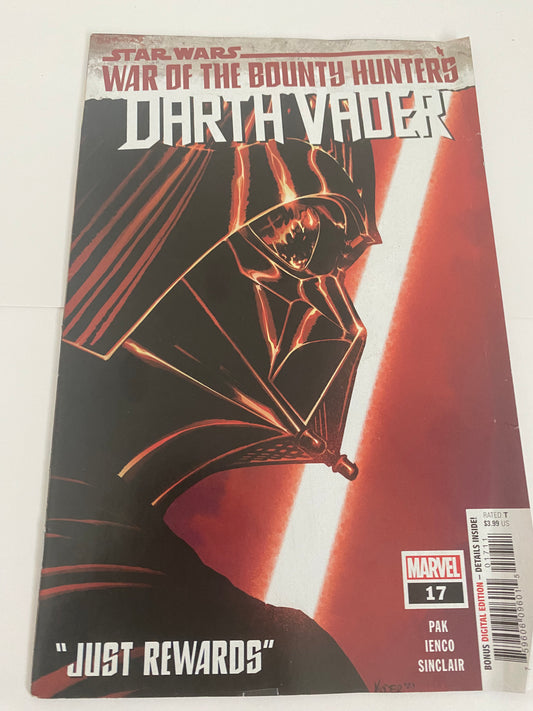 Star Wars war of the bountyhunters, dark Vader marvel #17